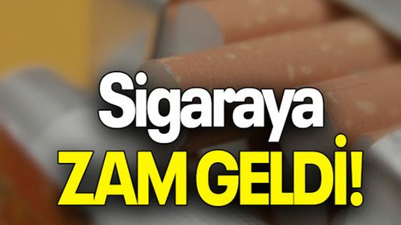 Sigaraya zam geldi!